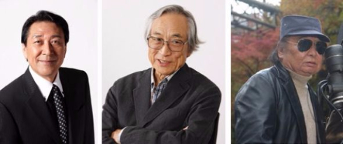 2日目の「ウルトラマンの日」トークイベントに出演するウルトラマンのスーツアクター・古谷敏さん、監督の飯島敏宏、満田かずほさん