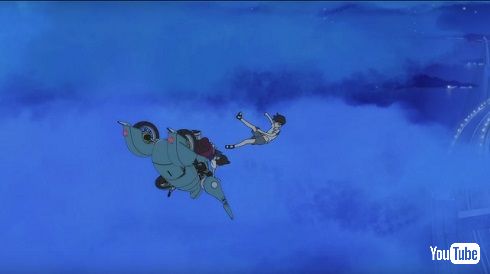 「ひるね姫」空中へ投げ出される