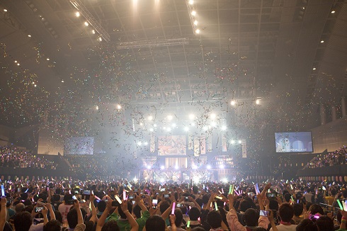 「ミルキィホームズ総天然色祭」会場が一体に