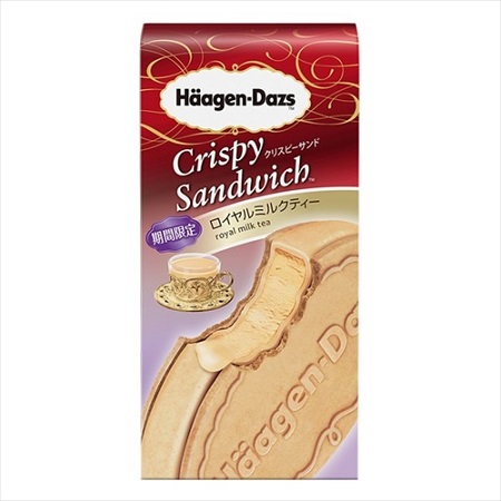 ハーゲンダッツ「クリスピーサンド・ロイヤルミルクティー」