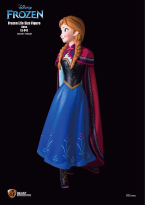 アナと雪の女王等身大フィギュア
