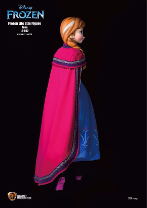 アナと雪の女王等身大フィギュア