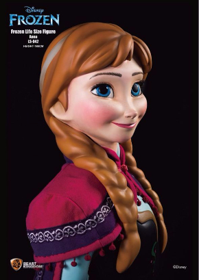 アナと雪の女王等身大フィギュア