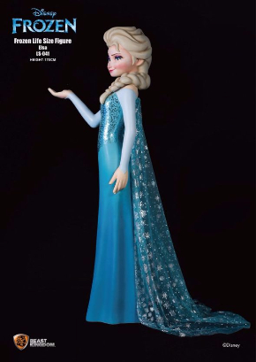 アナと雪の女王等身大フィギュア