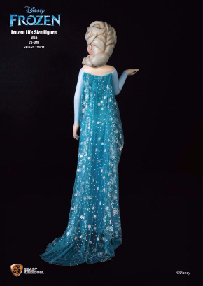 アナと雪の女王等身大フィギュア