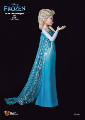 アナと雪の女王等身大フィギュア