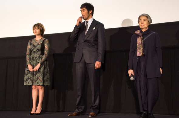 真木よう子、阿部寛、樹木希林