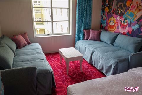 東京ディズニーセレブレーションホテル：ウィッシュ　ソファー