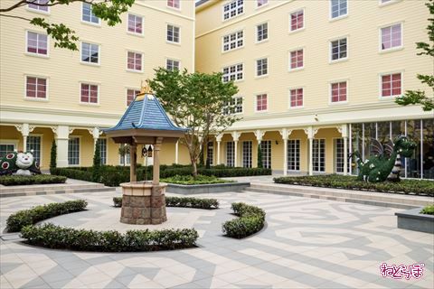 東京ディズニーセレブレーションホテル：ウィッシュ　中庭