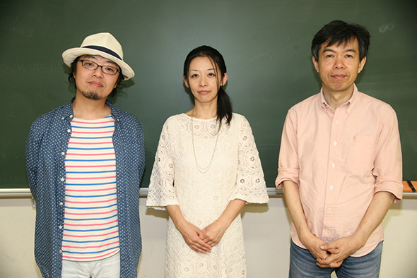 左から小沢高広さん、妹尾朝子さん、松永肇一さん