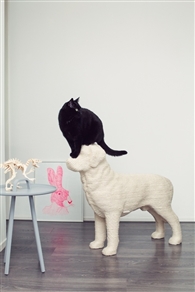 猫用絵画風「モナ・リザ」爪とぎ