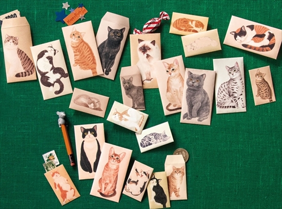 にゃんにゃんポチ袋セット