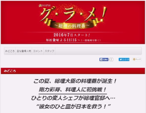 ドラマ「グ・ラ・メ！」