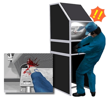 労働災害をバーチャル体験できるVRマシンが臨場感ありすぎ