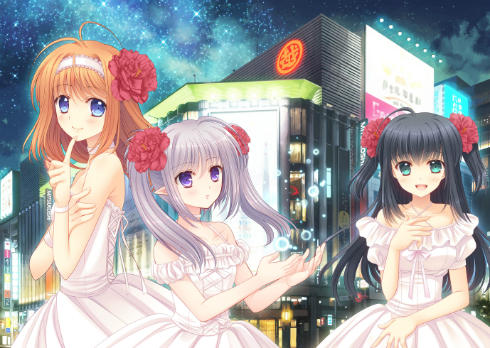 西又葵の個展「少女交差点-銀座四丁目-」が7月に 直筆カラー原画