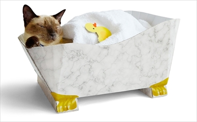 フェリシモ　バスタブ型猫の爪とぎ