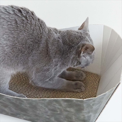 フェリシモ　バスタブ型猫の爪とぎ