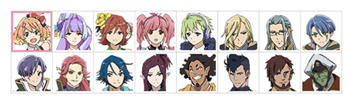 マクロスΔ主要キャラクター