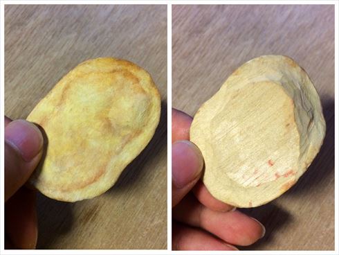 ポテチの木彫り