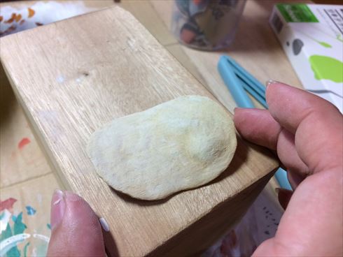 ポテチの木彫り