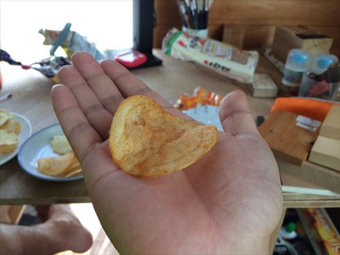 ポテチの木彫り