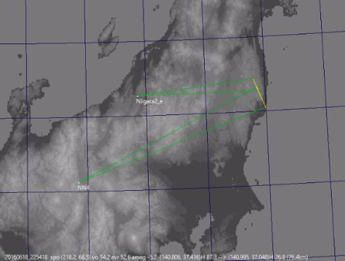 火球の目撃情報が相次ぐ
