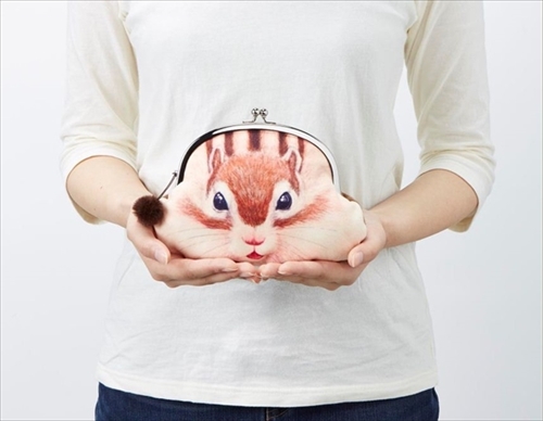 フェリシモ　ほおぶくろがま口・ビッグ