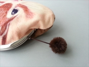 フェリシモ　ほおぶくろがま口・ビッグ