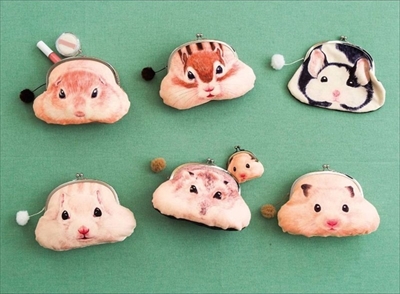 フェリシモ　ほおぶくろがま口・ビッグ