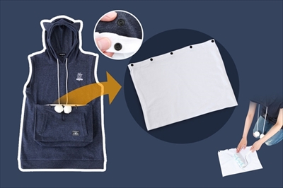 サマーにゃんガルーパーカー