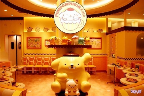 ポムポムプリンカフェ　ポムポムプリンのカキ氷