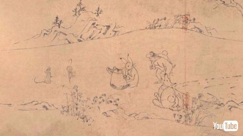 ジブリ 丸紅新電力 鳥獣戯画