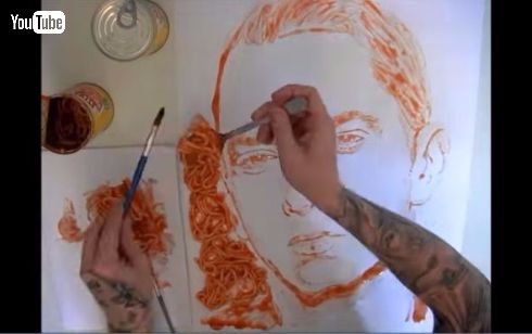 スパゲティ エミネム フードアート