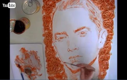 スパゲティ エミネム フードアート