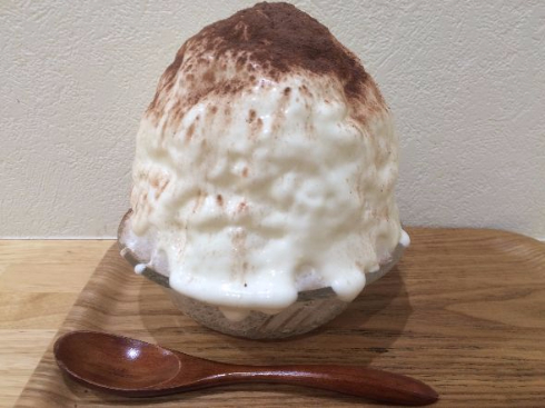 フワッフワな食感のかき氷