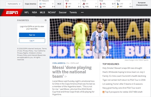 メッシ代表引退