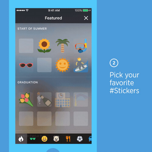 Twitterステッカー