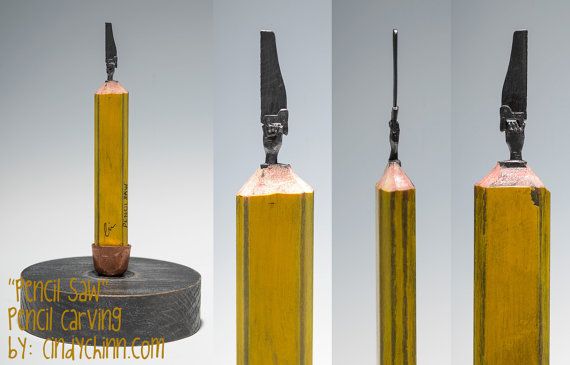 鉛筆彫刻アート