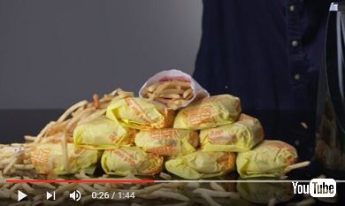 マクドナルドをジュースにしたジャンクジュース