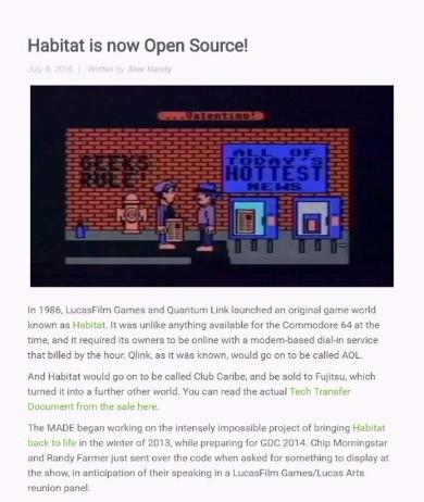 Habitat ソース 公開 