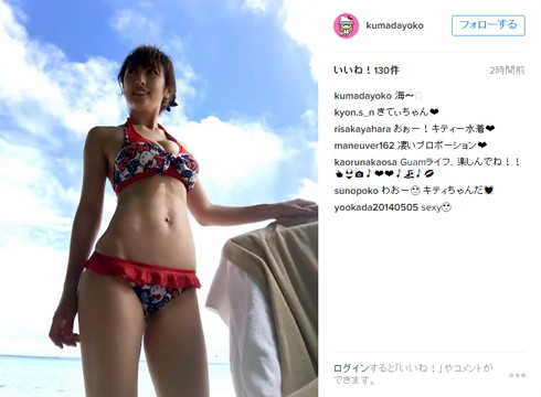 熊田曜子さん