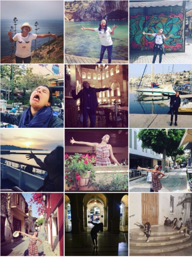 新婚旅行 エア夫 妻