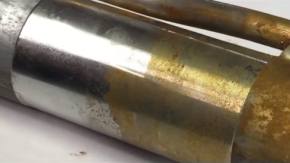 レーザーでサビ取り