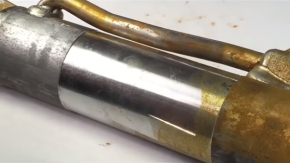 レーザーでサビ取り