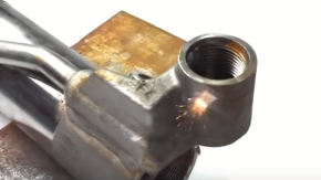 レーザーでサビ取り