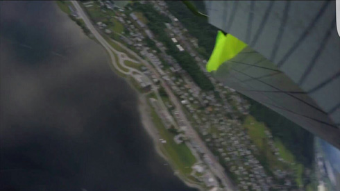 グライダー落下