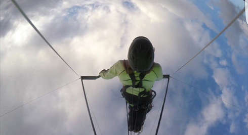 グライダー落下