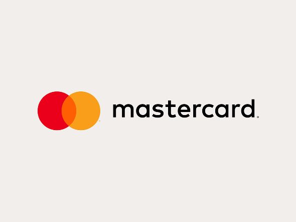 マスターカードのロゴがシンプルに