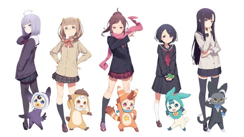 5人のヒロインと“同位体”のポッピン族