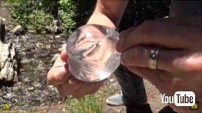 フリーザーバッグ火起こし